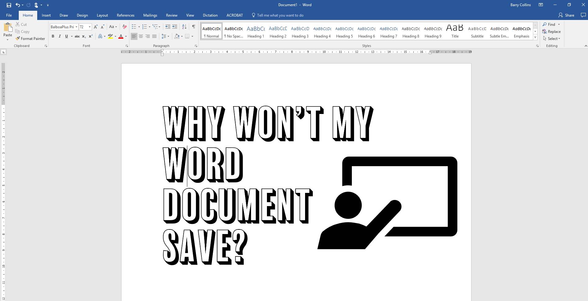 my ms word for mac won